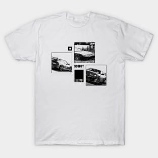 MITSUBISHI 3000GT Black 'N White Archive T-Shirt